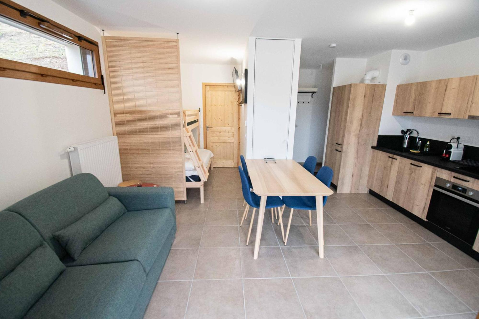 Dans Residence Neuve Le Snow Roc Sur Les Pistes, Grand Studio Cosy 5 Pers Avec Terrasse Panoramique, Sauna, Wifi Saint-Jean-dʼAulps 外观 照片