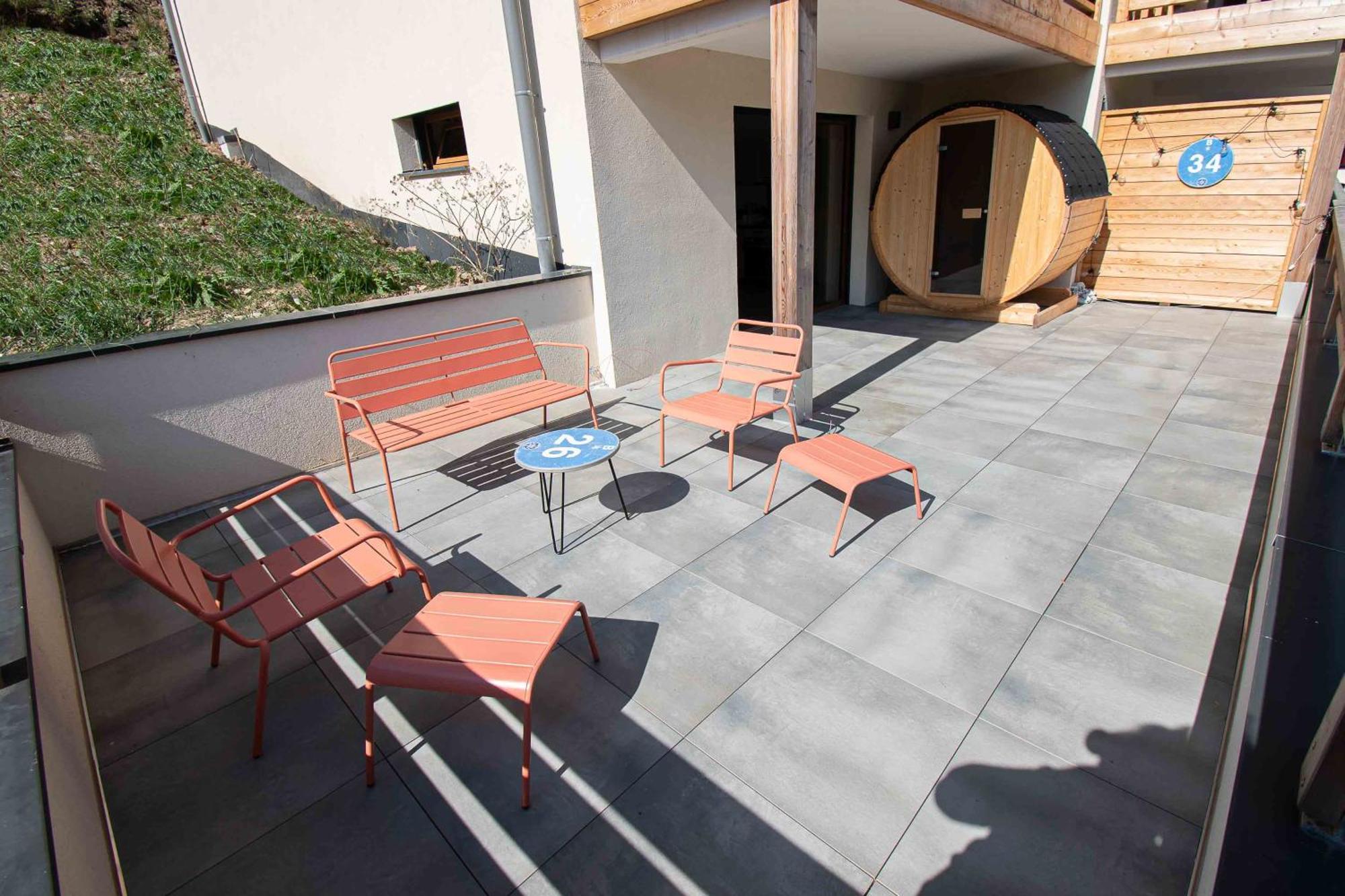 Dans Residence Neuve Le Snow Roc Sur Les Pistes, Grand Studio Cosy 5 Pers Avec Terrasse Panoramique, Sauna, Wifi Saint-Jean-dʼAulps 外观 照片