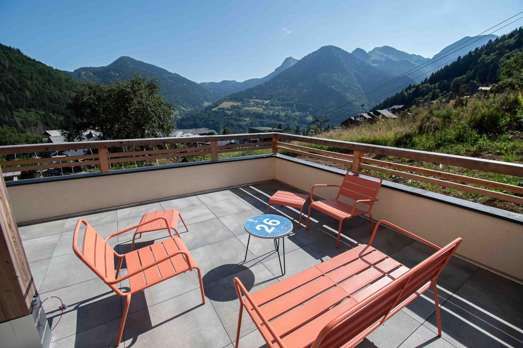 Dans Residence Neuve Le Snow Roc Sur Les Pistes, Grand Studio Cosy 5 Pers Avec Terrasse Panoramique, Sauna, Wifi Saint-Jean-dʼAulps 外观 照片